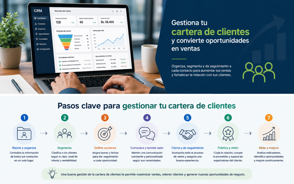 Cartera de clientes y cómo gestionarla para maximizar las ventas de tu pyme