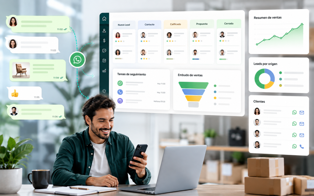 CRM para WhatsApp: cómo gestionar conversaciones, clientes y ventas sin perder oportunidades