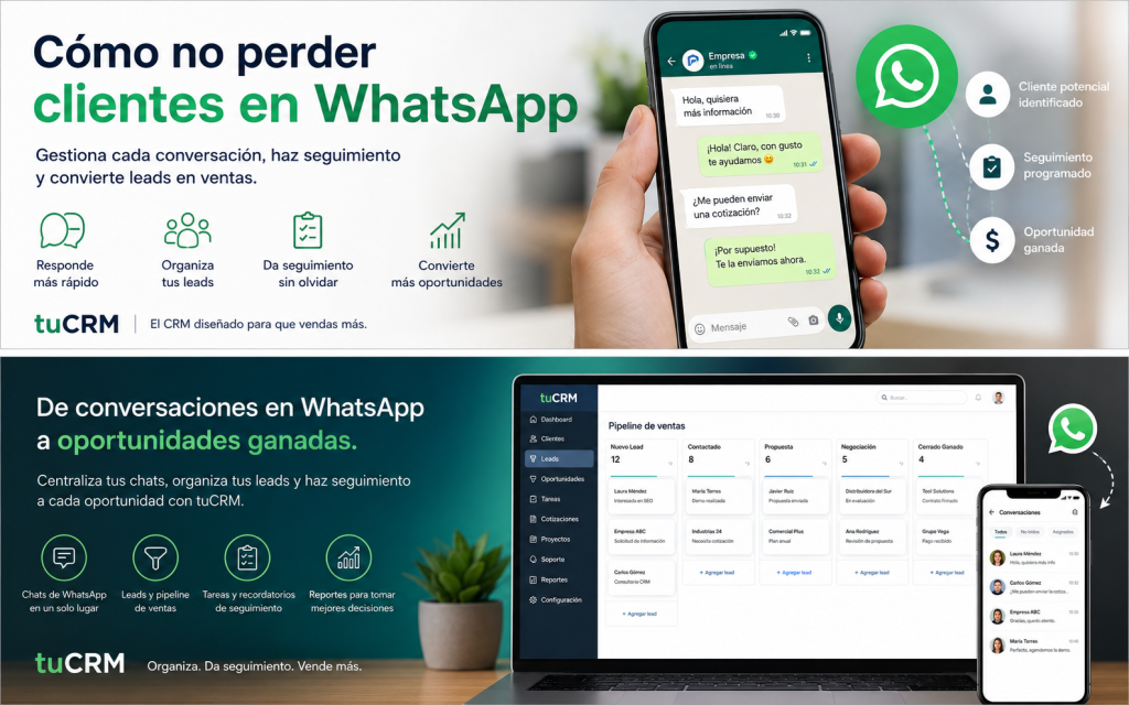 Cómo no perder clientes en WhatsApp: gestiona leads, seguimiento y ventas sin perder oportunidades