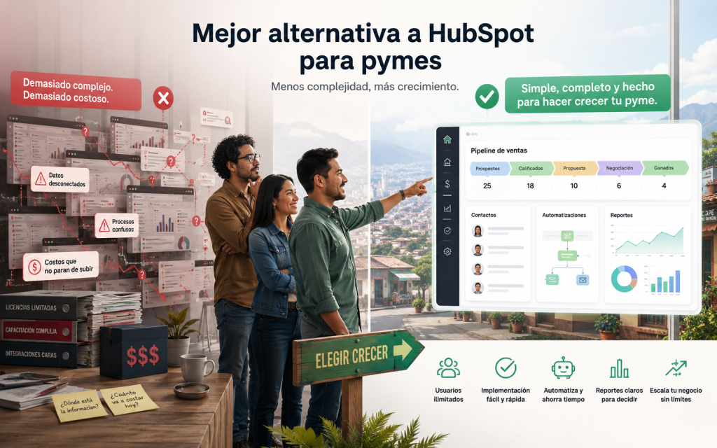 Mejor alternativa a HubSpot para pymes: las mejores alternativas a HubSpot CRM para tu equipo de ventas